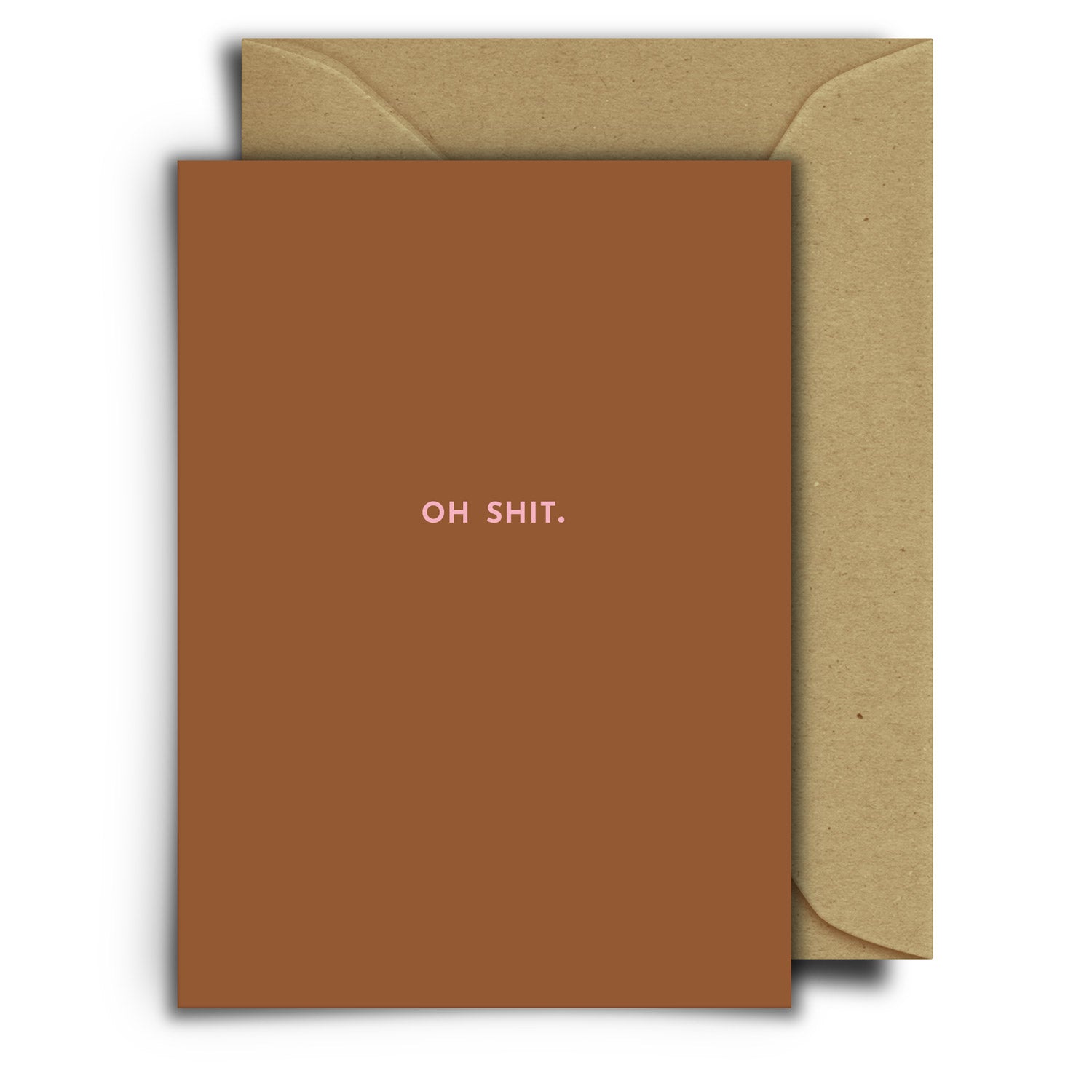 Oh Shit | Grußkarte mit Umschlag