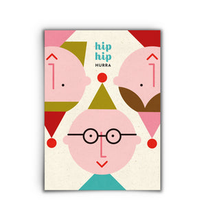 Hip Hip Hurra | Postkarte