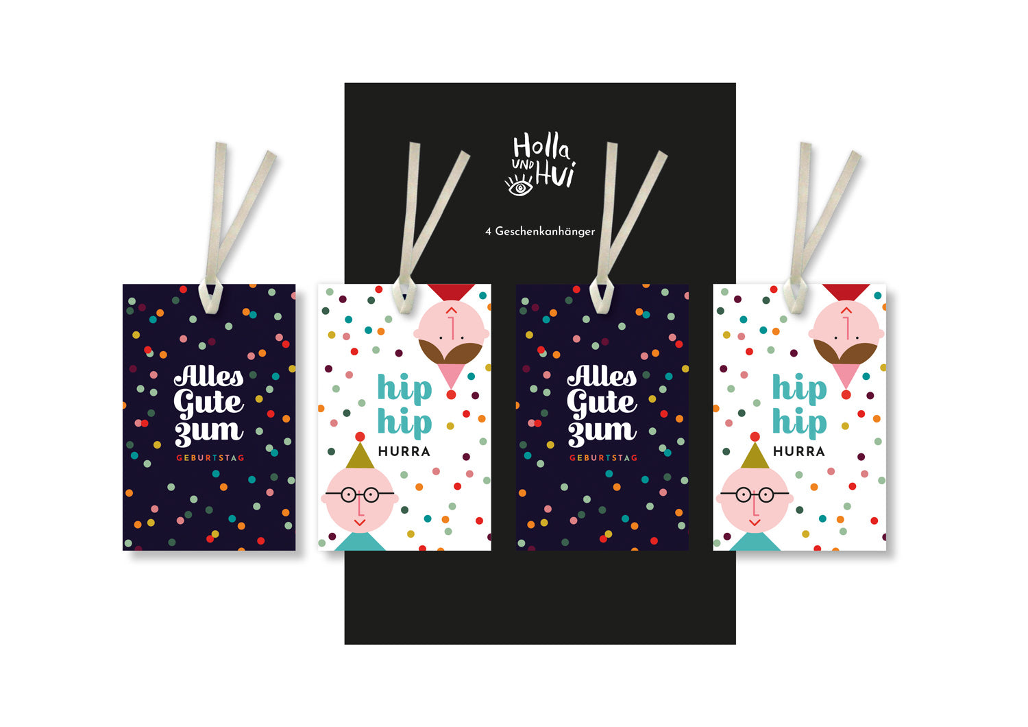 Geburtstag | Geschenkanhänger Set