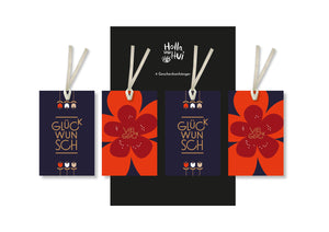 Glückwunsch | Geschenkanhänger Set