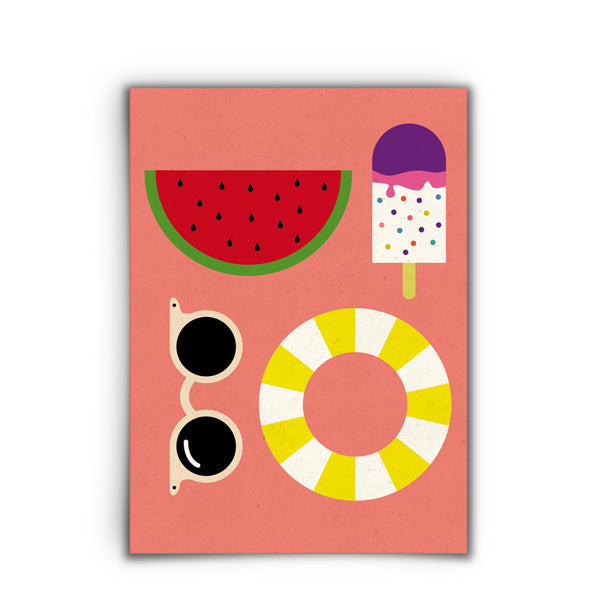 Oh so Sommer | Postkarte