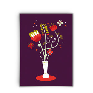 Durch die Blume | Postkarte