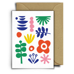 Floral | Grußkarte mit Umschlag