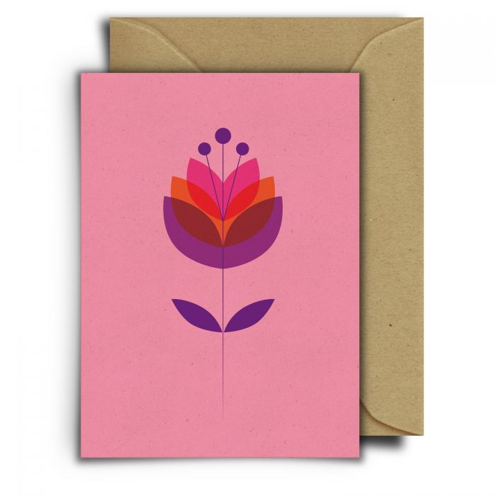 Rosi Rosa | Grußkarte mit Umschlag