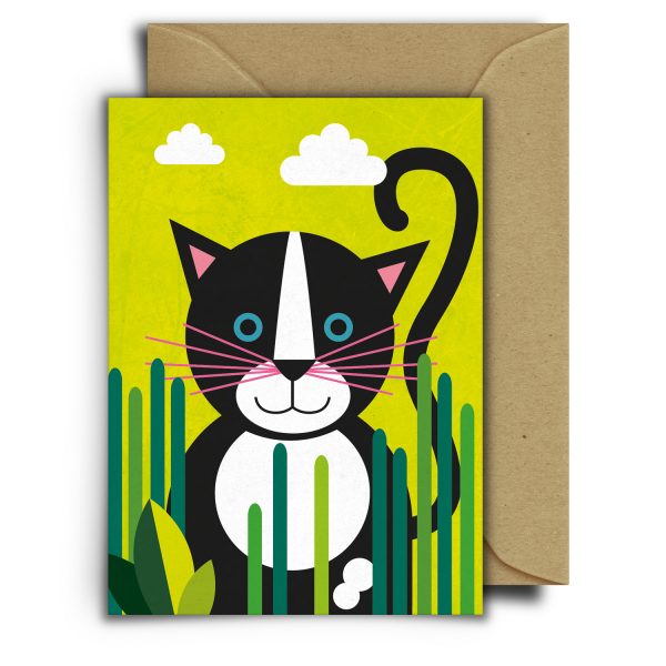 Kim Katze | Grußkarte mit Umschlag